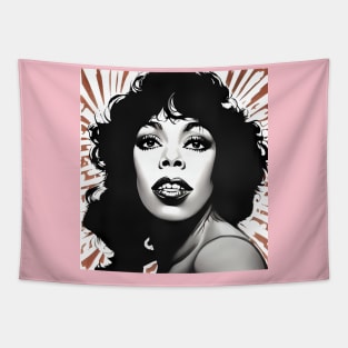 Donna Summer vintage Retro portrait Tapestry