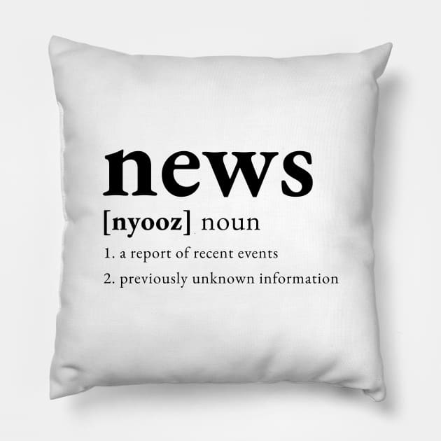 News Pillow by caseofstyle