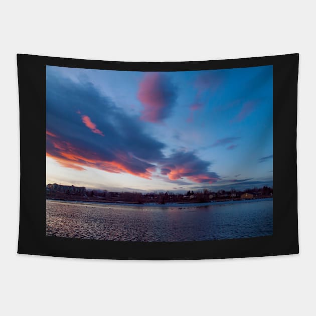 Magic Evening Sky Tapestry by algill