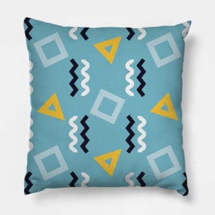 Memphis 80s Style Graphic Design Pattern Pillow