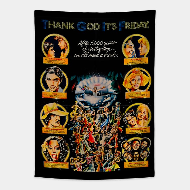 Thank God It's Friday 1978 Tapestry by Pop Fan Shop