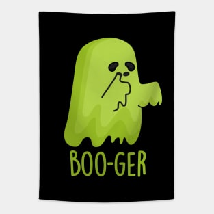 Boo-ger Cute Halloween Booger Ghost Pun Tapestry