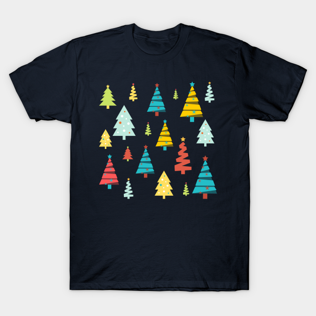 Discover Christmas tree pattern - Christmas Tree Pattern - T-Shirt