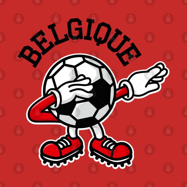 Belgique Belgium dab dabbing soccer football by LaundryFactory