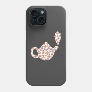 Tea Shirt - Floral Blue Phone Case