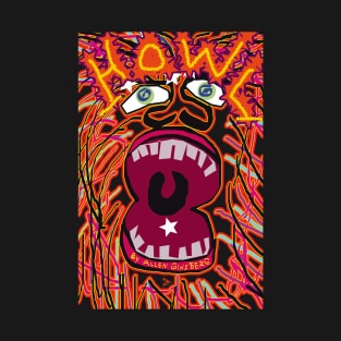 Uh-oh HOWL by Allen Ginsberg T-Shirt