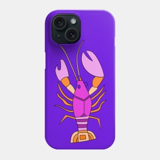 Violet Lobster Phone Case