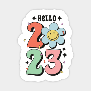 Hello 2023  Cute 2023 new year christmas gift idea Magnet