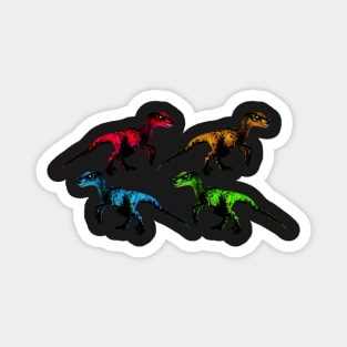 Dotted Raptors Magnet