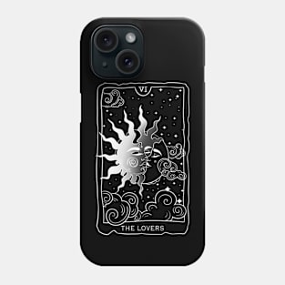 Tarot the lovers white Phone Case