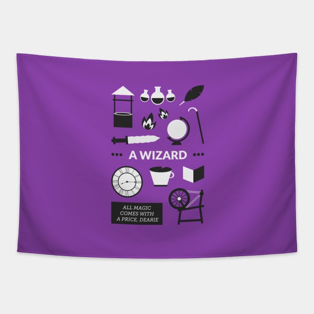 Once Upon A Time - A Wizard Tapestry by Red