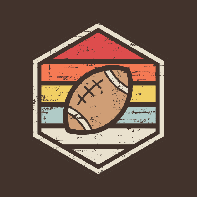 Retro Badge Rugby by rojakdesigns