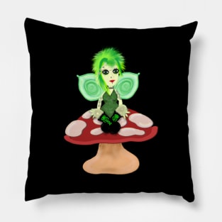 Little Faerie Punk Pillow