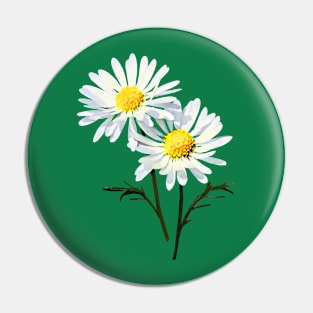 A Couple of Daisies Pin