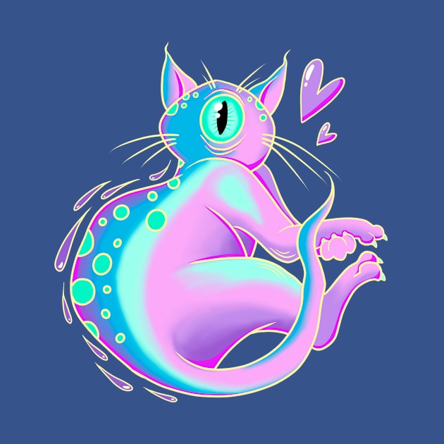 Cosmic Kitty by JulieKitzes