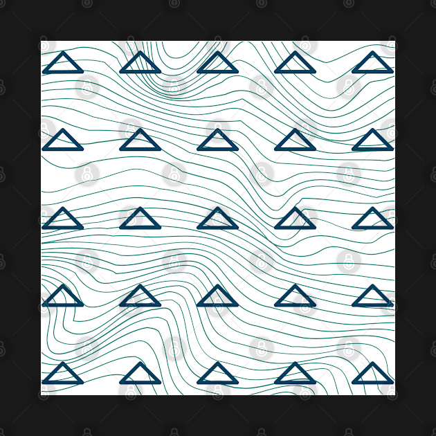 Random Lines with Triangles Design by DiGaSiTa Designs