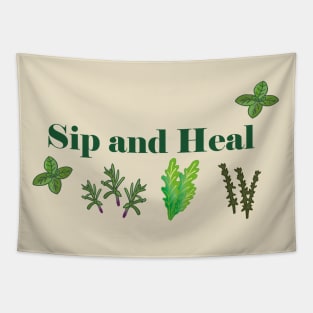 Sip and Heal Tapestry