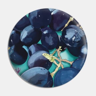 Purple Grapes Pin