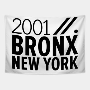 Bronx NY Birth Year Collection - Represent Your Roots 2001 in Style Tapestry