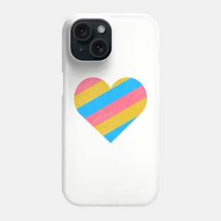 Pansexual Pride Heart Phone Case