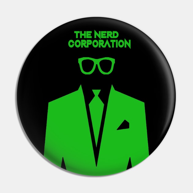 NCP Suit Green Pin by The Nerd Corporation