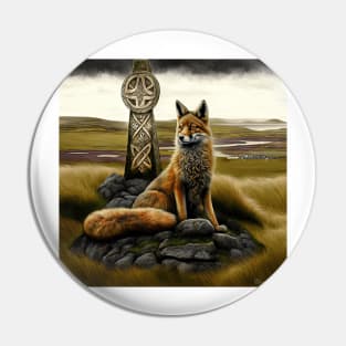 Celtic Fox #001 Pin