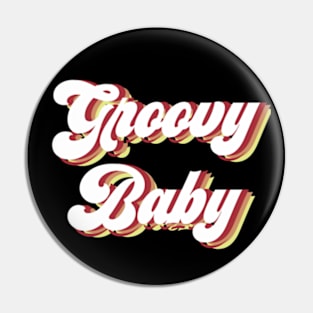 Groovy Film Baby Women Pin
