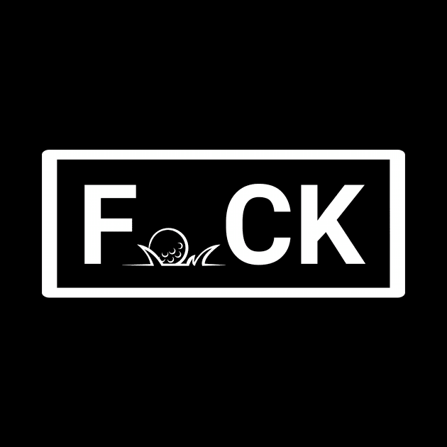 F*CK GOLF TEE by RedRock