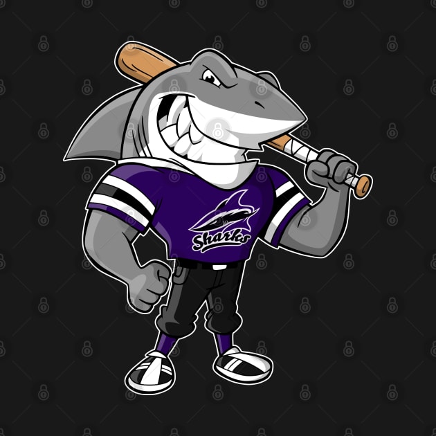 Bay State Sharks Mascot - Sharky by traderjacks