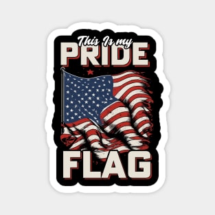 This Is My Pride Flag | USA Flag Magnet