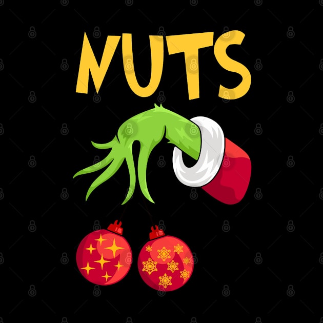 Chest Nuts Matching Chestnuts Funny Christmas Couples Nuts by Chea Shepherd