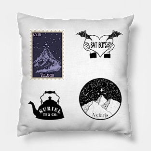 ACOTAR sticker pack Pillow