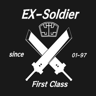 Ex Soldier[white](FFVII) T-Shirt