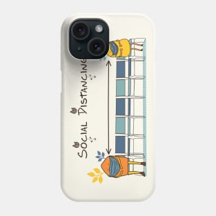 Social distancing party Phone Case