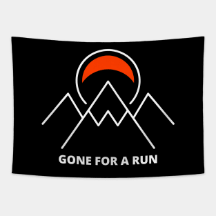 Gone For A Run Tapestry