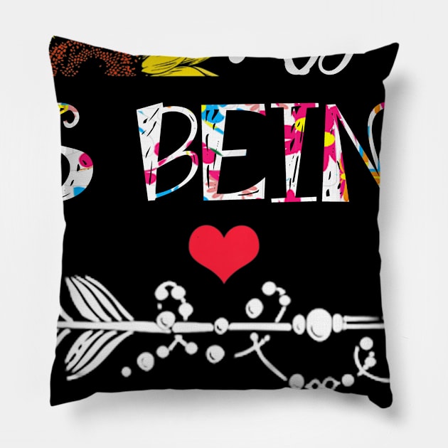 Happiness is being an aunt mothers day gift Pillow by DoorTees