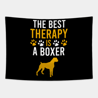 The best therapy is a boxer Tapestry