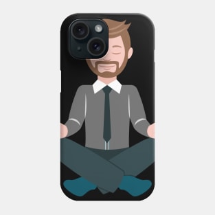 I Love Yoga Men T-shirt design Phone Case