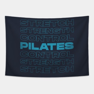 Stretch Strength Control - Pilates Principles - Pilates Lover Tapestry