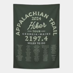 Appalachian Trail 2024 Tour Shirt Tapestry