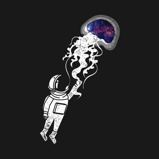 Astronaut Galaxy Jellyfish by shirtsyoulike