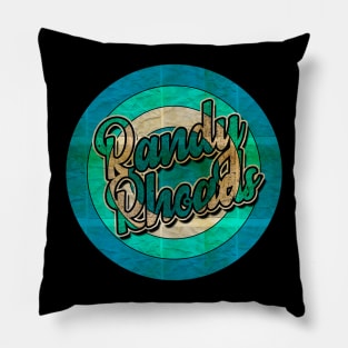 Retro Vintage Randy Rhoads Pillow