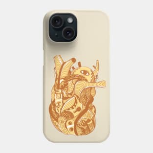 Terracotta Light Heart Phone Case