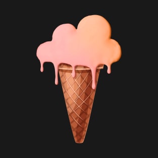 Dixie Damelio - be happy Cloud (ice cream food)| Charli D'Amelio Hype House Tiktok T-Shirt