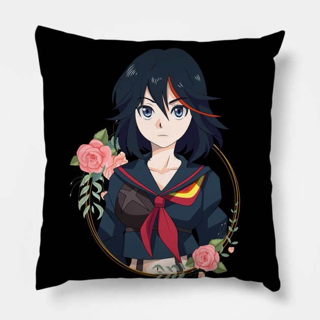 Kill La Kill  - Ryuko Matoi Pillow by Hala Art