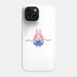 Bunny doing arm wave Phone Case