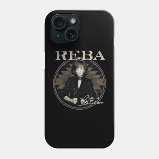 reba black Phone Case
