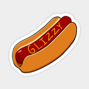 Glizzy Hot Dog Meme Design Magnet for Sale by lmzgraphics