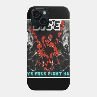 Rock and roll lone wolf Phone Case