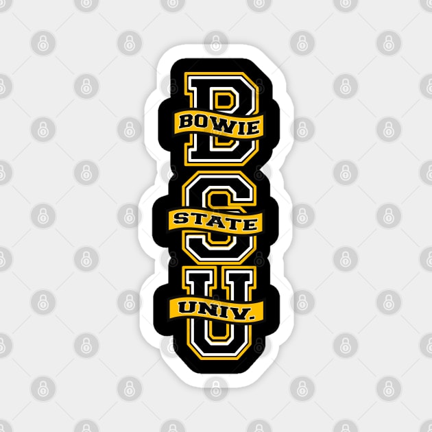 Bowie State 1865 University Apparel Magnet by HBCU Classic Apparel Co